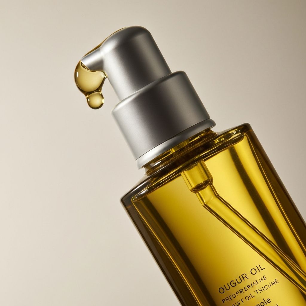 Oil skincare texture